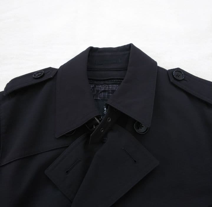 【極美品 L】バーバリーブラックレーベル 中綿入ライナー付トレンチコート