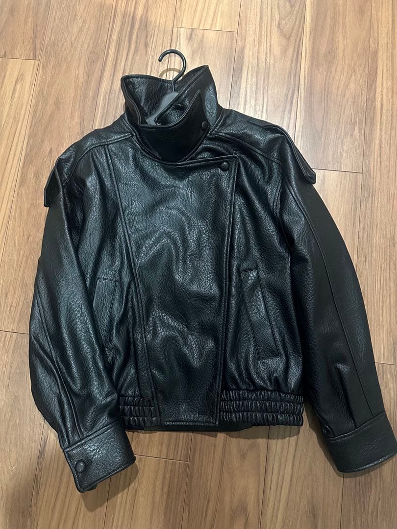 zara レザージャケット　M 新品未使用タグ付き