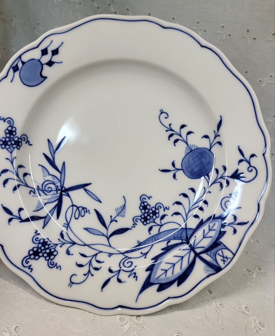 未使用✨マイセン ブルーオニオン プレート 20cm 皿 サラダ デザート