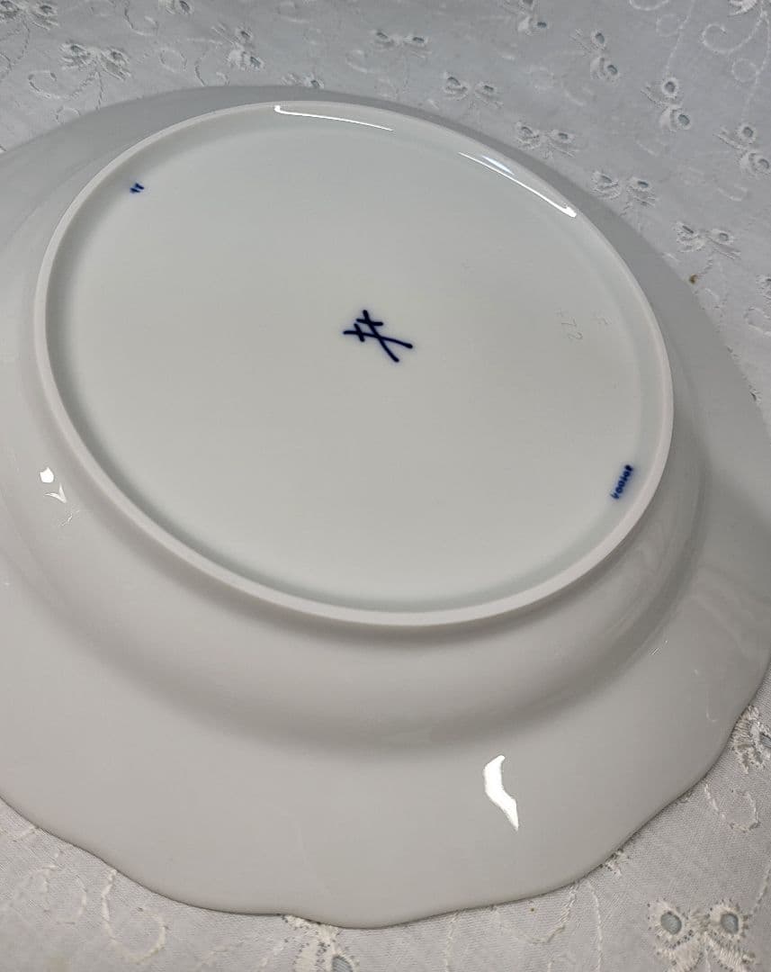 未使用✨マイセン ブルーオニオン プレート 20cm 皿 サラダ デザート