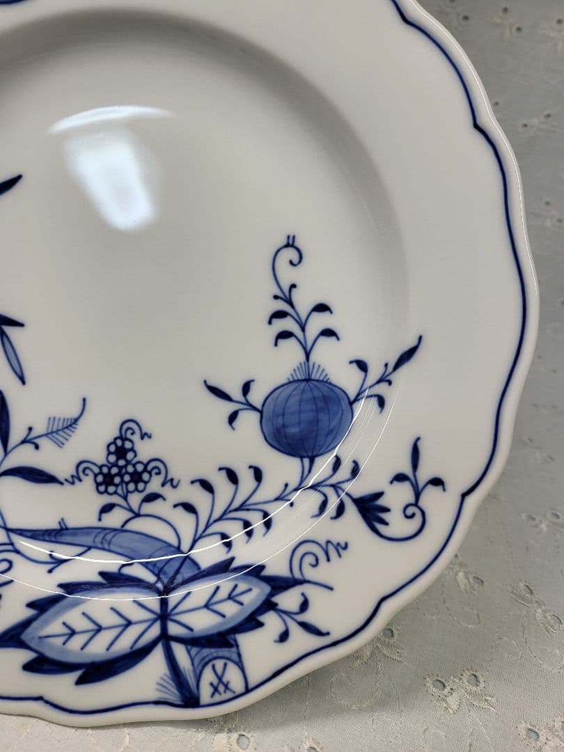 未使用✨マイセン ブルーオニオン プレート 20cm 皿 サラダ デザート