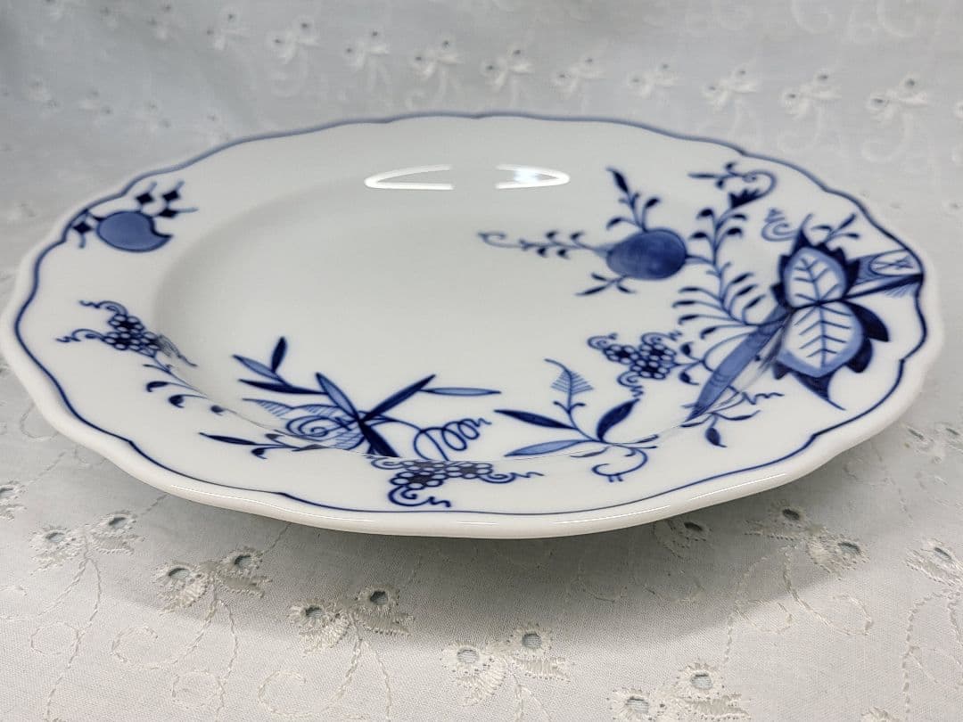 未使用✨マイセン ブルーオニオン プレート 20cm 皿 サラダ デザート