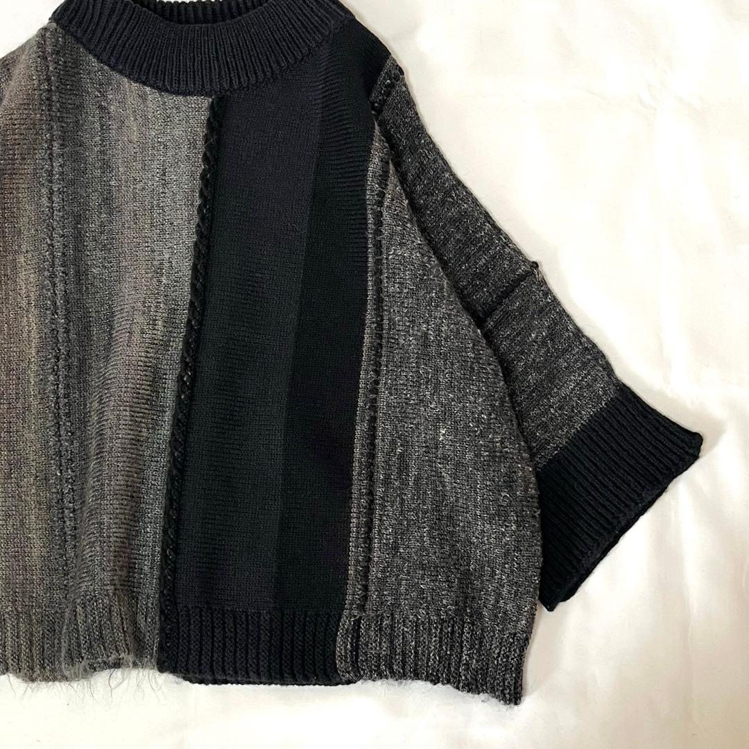 FUGAFUGA 佐藤繊維 アルパカ モヘヤ リネン ニットプルオーバー