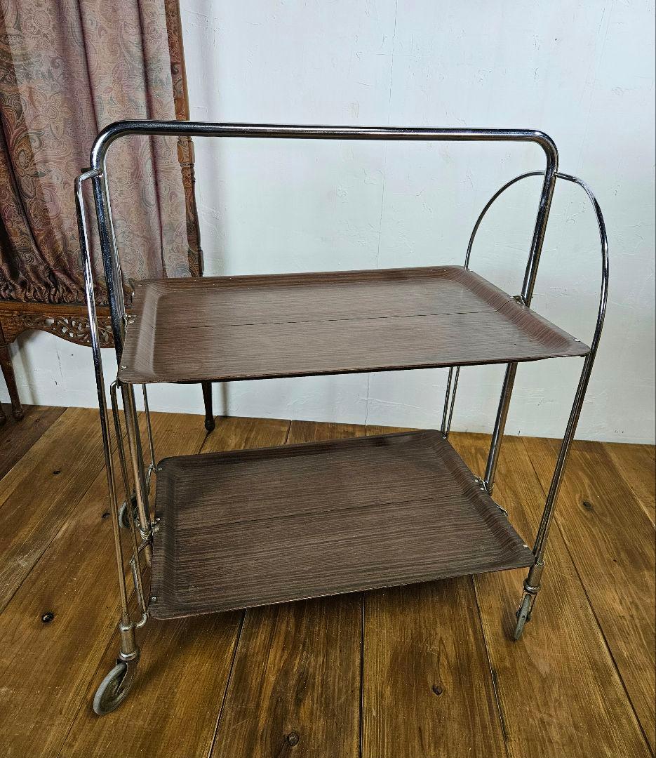 ドイツヴィンテージ GERLINOL社製 フォールディング トロリーワゴン