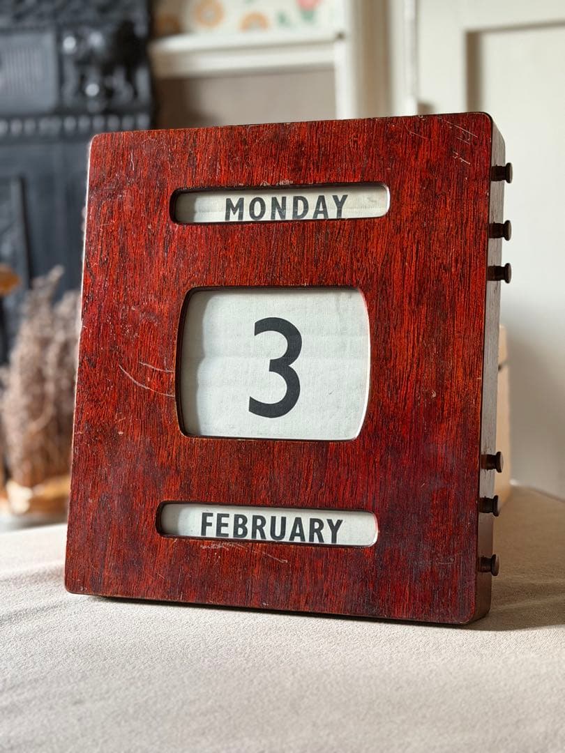 【レア】ビンテージ　万年カレンダー　壁掛けカレンダー