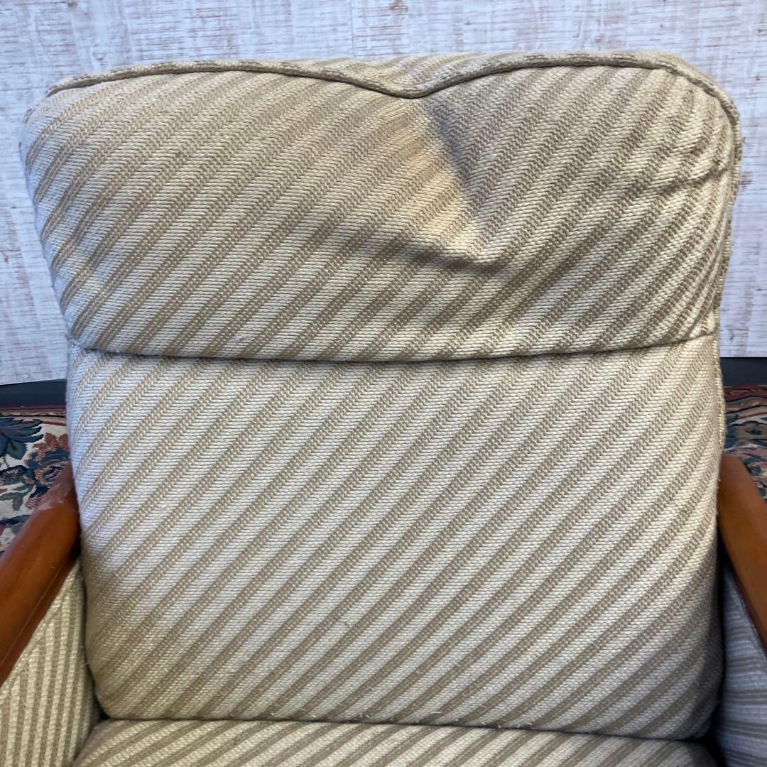 昭和レトロ カリモク リクライニングチェア 一人掛けソファー ロビーチェア