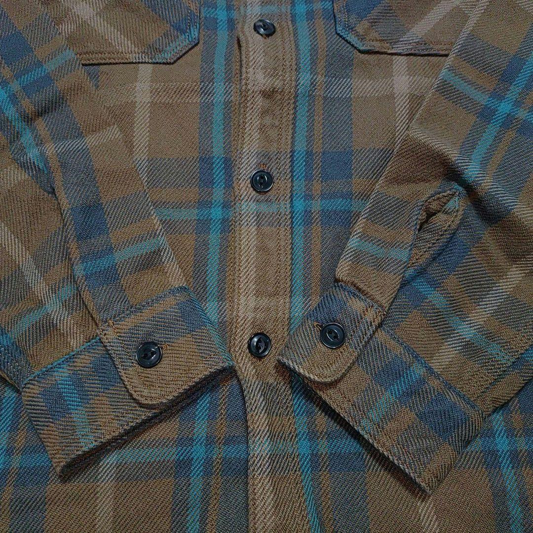 ウエス UES 長袖シャツ 502551 エクストラヘビーネルシャツ L