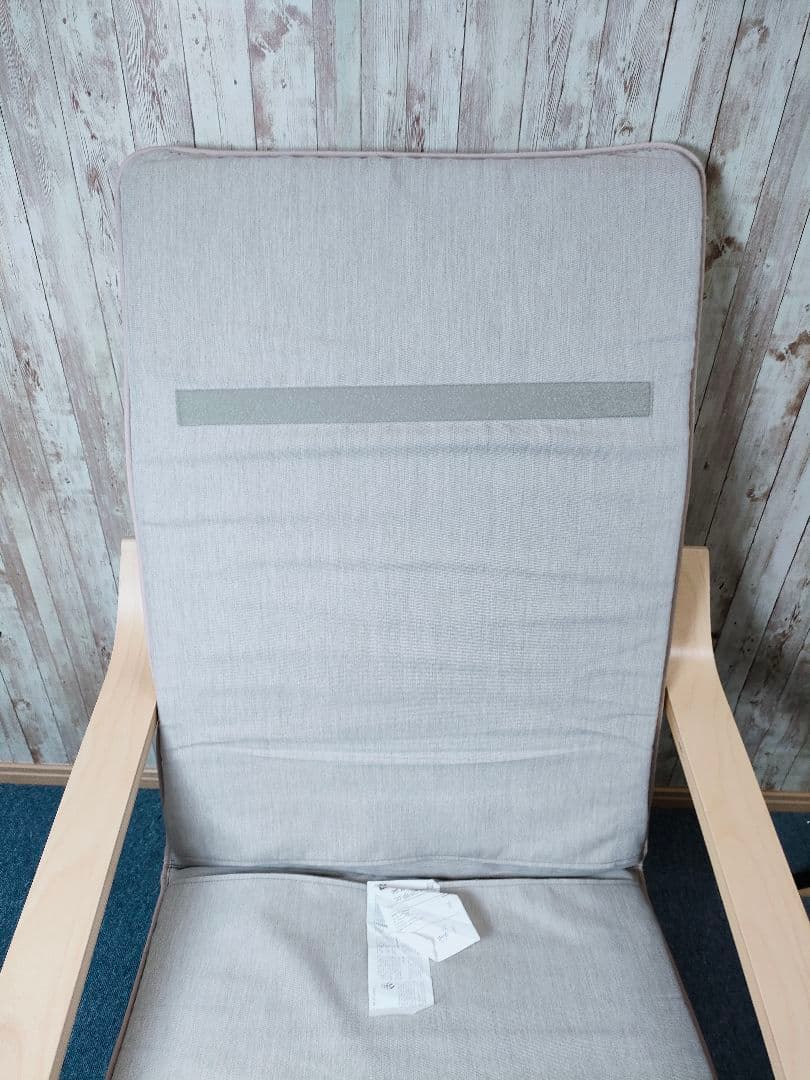 美品 IKEA POÄNG ポエング パーソナルチェア　ライトグレー イケア