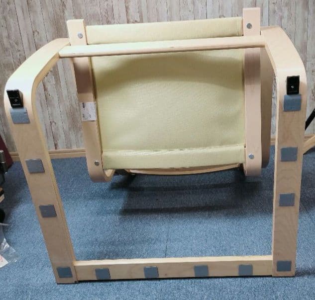 美品 IKEA POÄNG ポエング パーソナルチェア　ライトグレー イケア