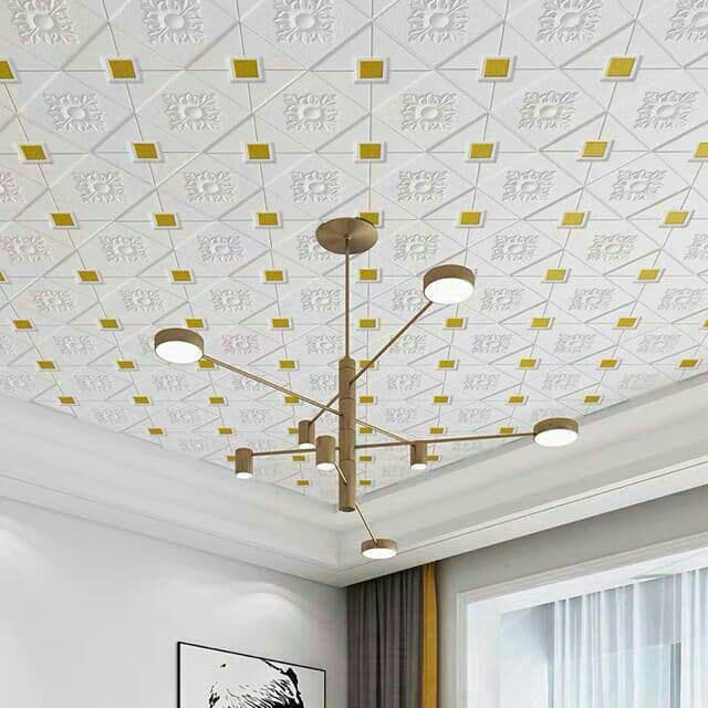 20枚 70cm×70cm 背景壁 3D立体レンガ模様壁紙 防水 汚い防止4