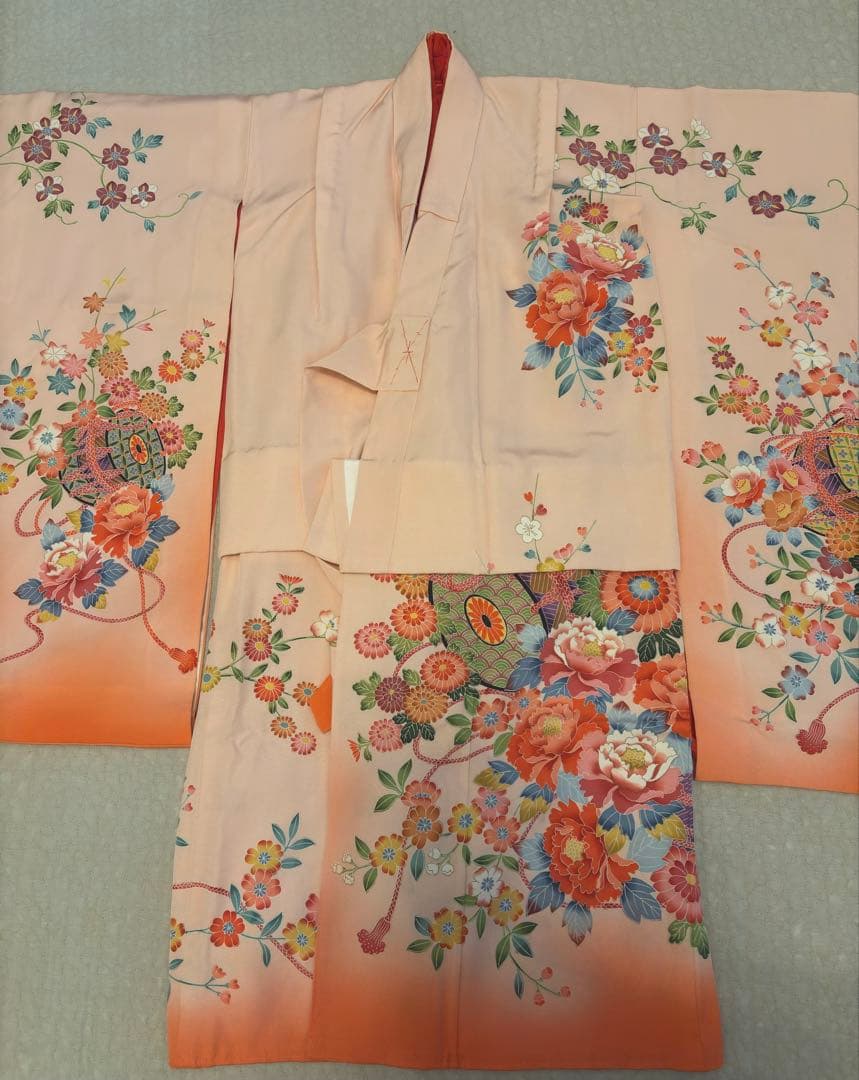 7歳　七五三　正絹　お着物セット