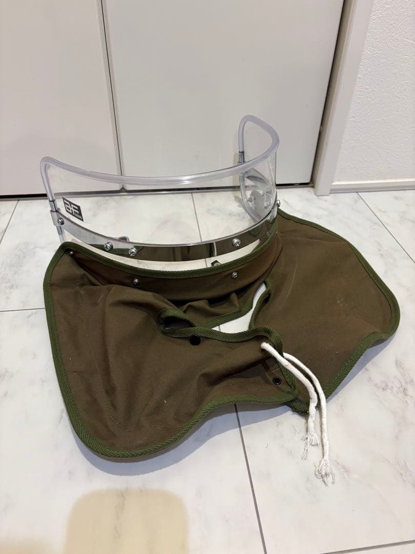 Z-FATHER 旭　短風防　クリア　緑布タレ ゼットファーザー　ASAHI