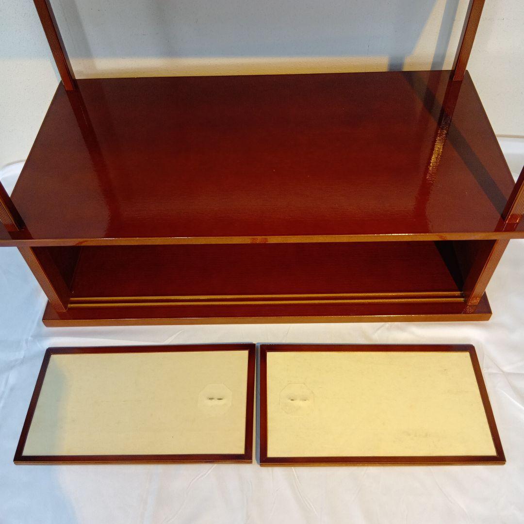 茶道具　紹鴎棚　春慶塗