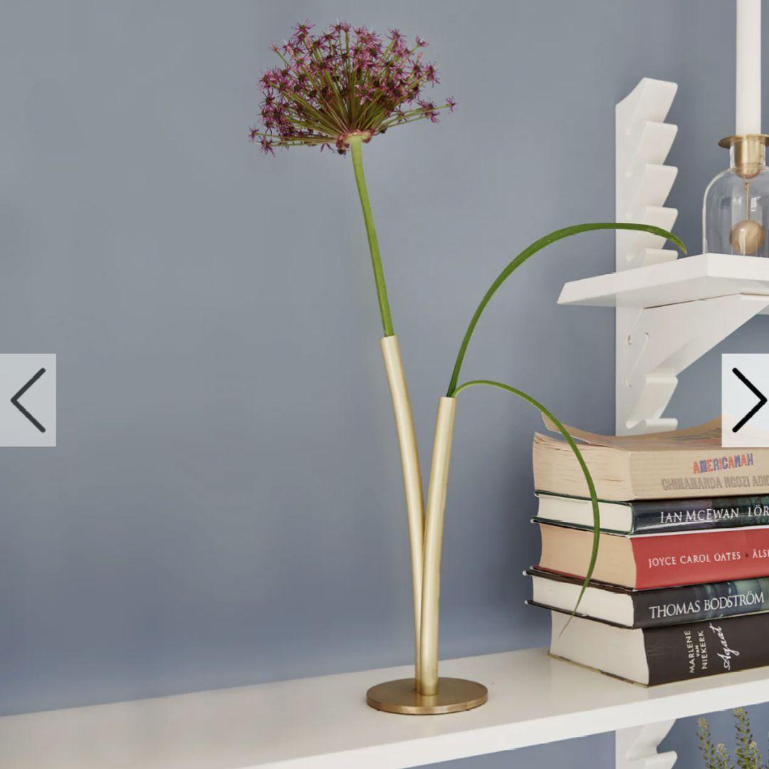 KLONG Skott 真鍮製フラワースタンド サテンゴールド・マットゴールド