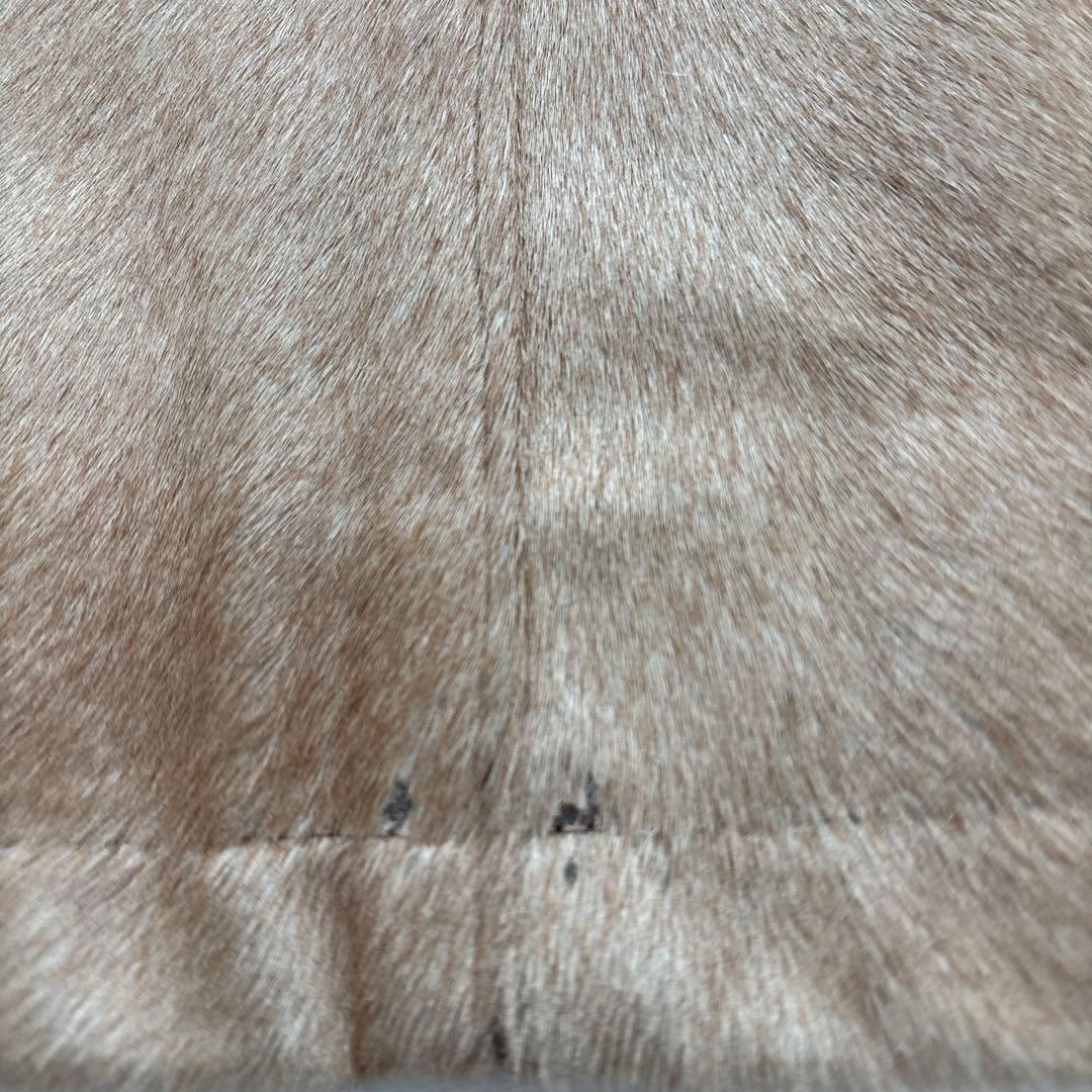 CASUAL プラダ　PRADA ハラコJKT レザーJKT ファー付き