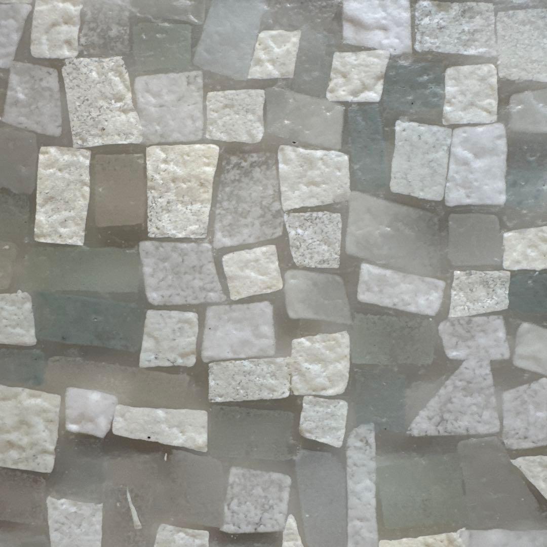 ガラス作家　八木麻子　ガラスプレート　モザイク