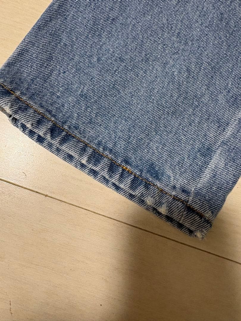 h　LOEWE アナグラム クロップドデニム　３２