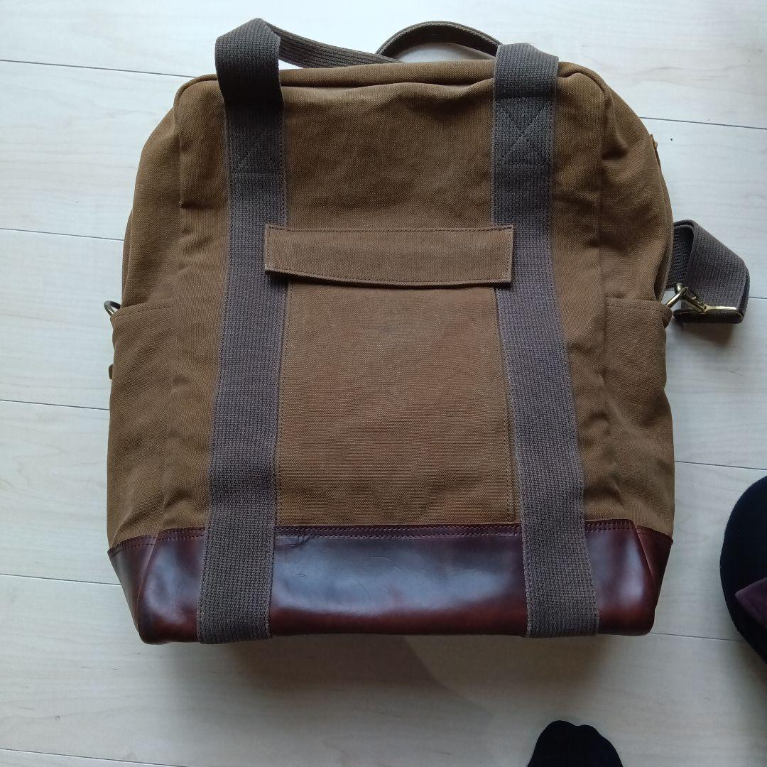 ARTS&CRAFTS ブラウン キャンバスバッグ