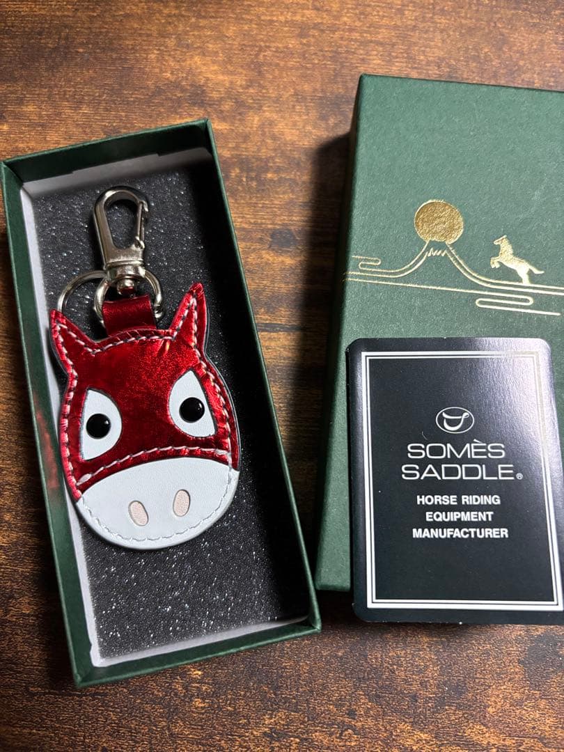 SOMES SADDLE 馬型キーホルダー