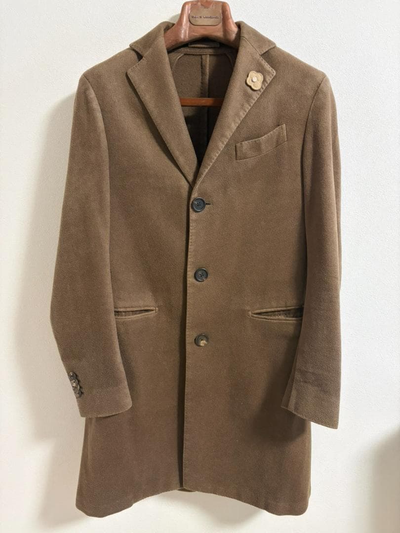 【美品】ラルディーニ LARDINIカシミア チェスターコート定価18万 44