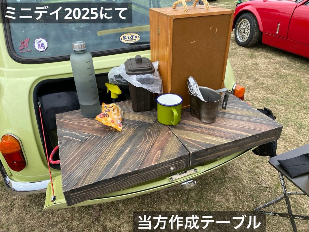 新作　ローバーミニ3way トランクテーブル黒系3色ユニオンジャック　マット③