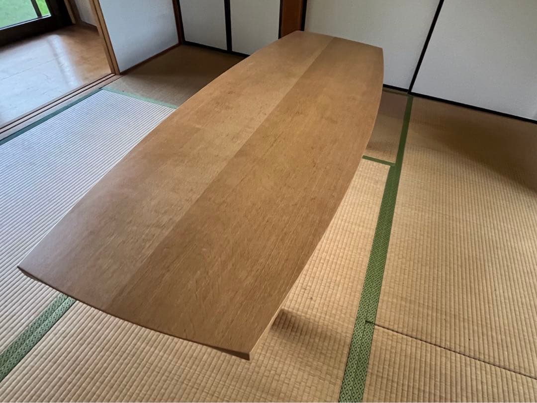 カンディハウス　ローテーブル　天然木（ナラ）　165cm