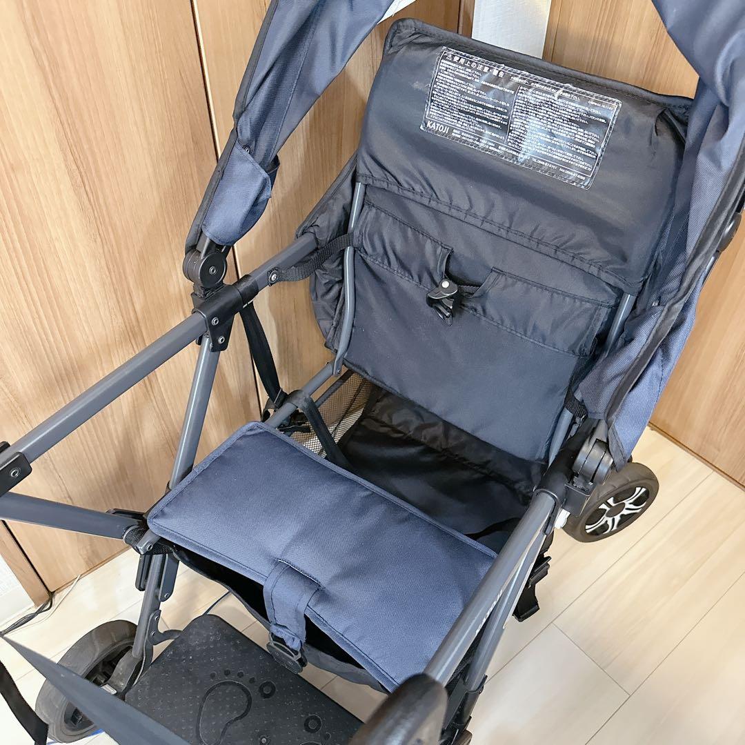 KATOJI カトージ ベビーカー 二人でゴー 2人乗りベビーカー ネイビー