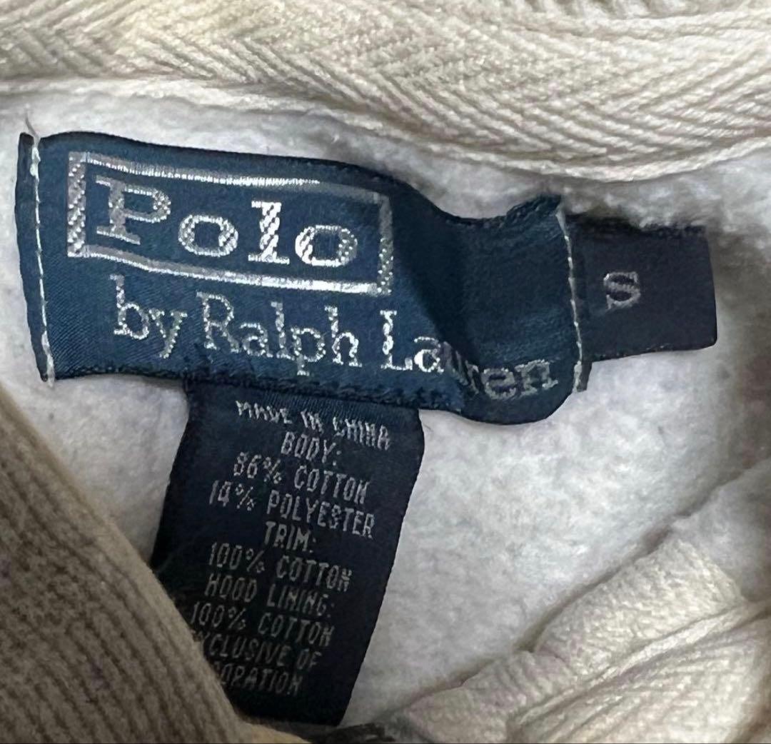 ポロ ラルフローレン　ジップアップ パーカー　ヘビーウェイト s drip