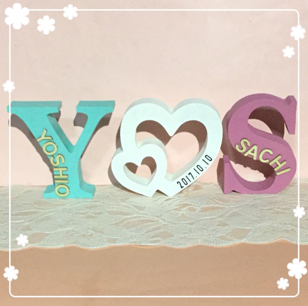 Ta様確認用♡イニシャルオブジェ