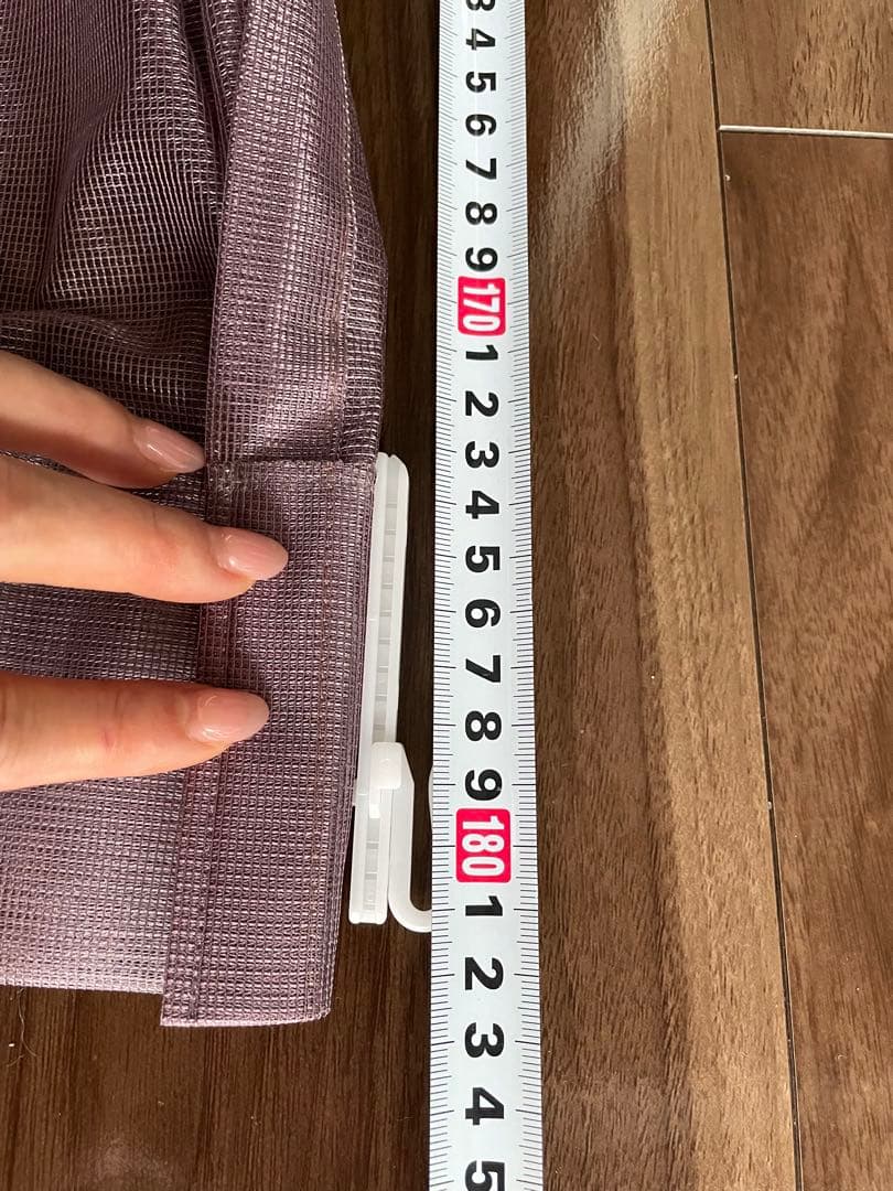 美品サンゲツ　カーテン２枚　レース２枚　セット