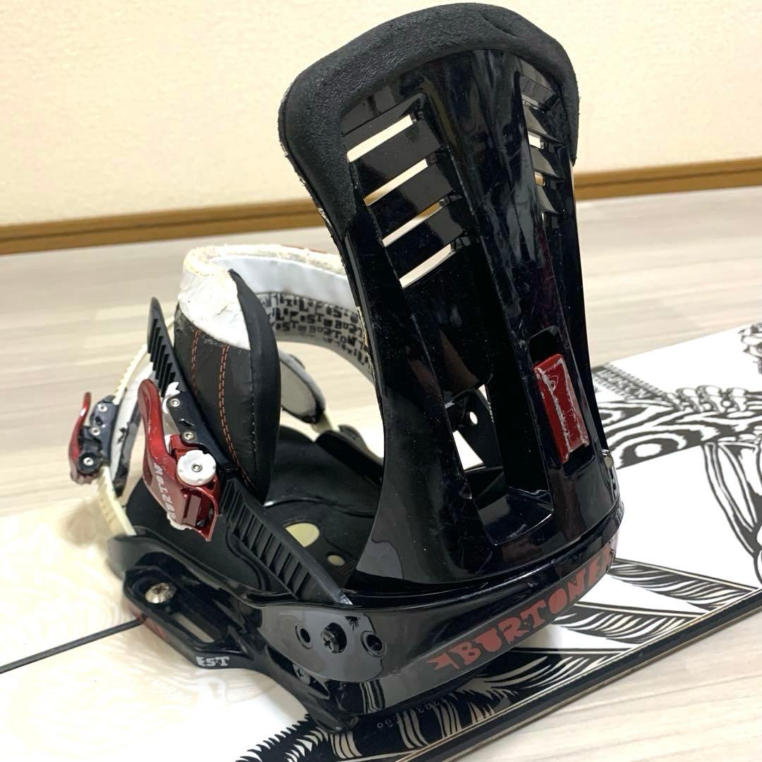 BURTON TWIN 154 BURTON EST EST M セット スカル
