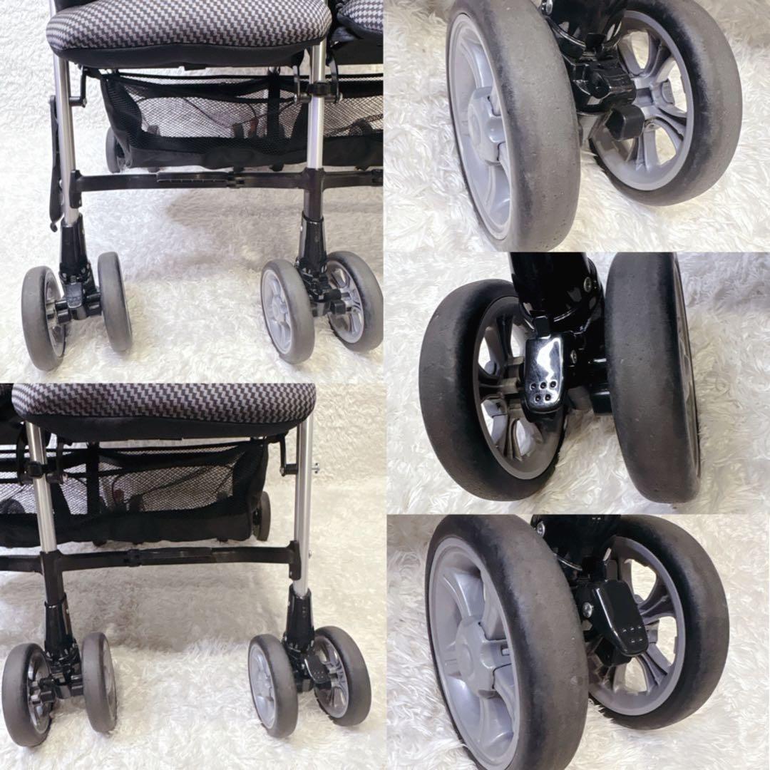 Combi コンビ ツインスピン GC 2人乗り ベビーカー 双子 姉妹 兄弟