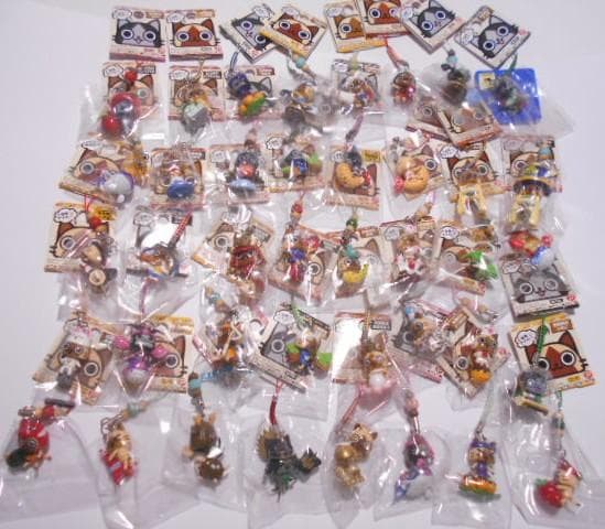 モンハン アイルー 根付 ストラップ 40点セット