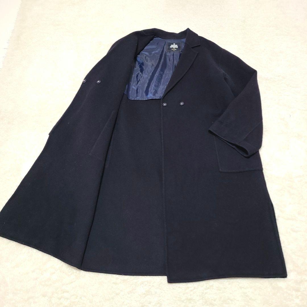 【人気】23年　スローブイエナ　ハミルトン　ダブルフェイスロングチェスターコート