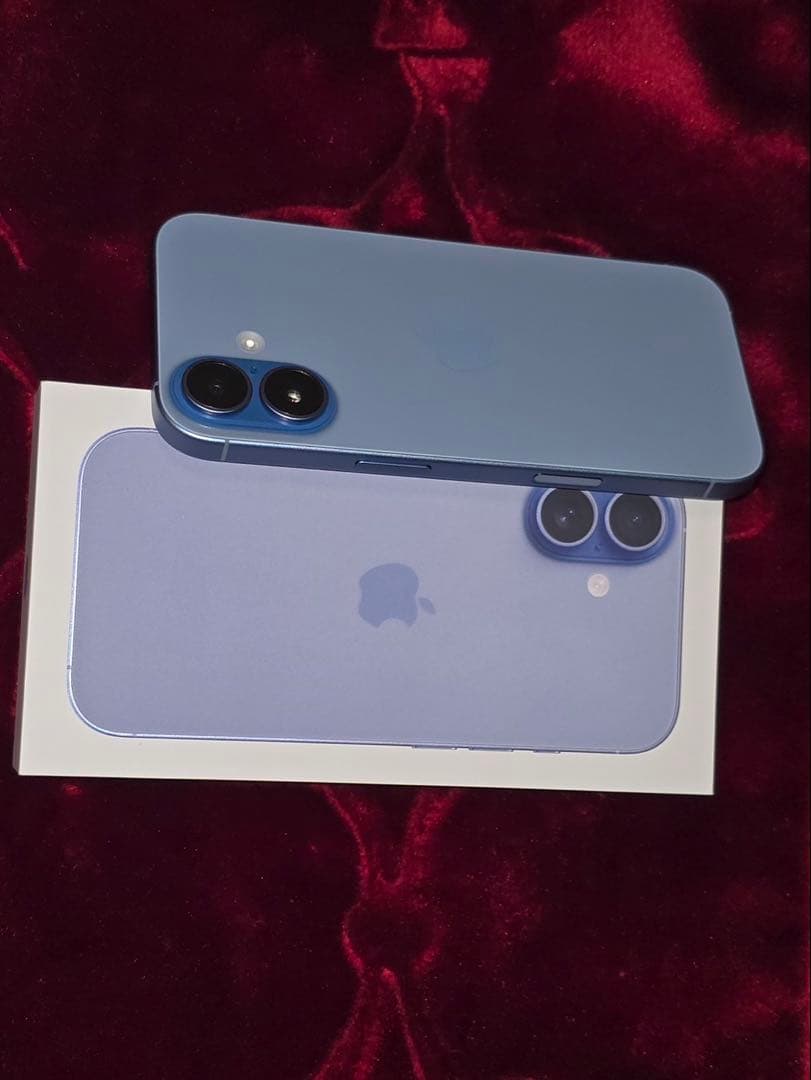 Apple iPhone 17ミストブルー 本体と充電ケーブル