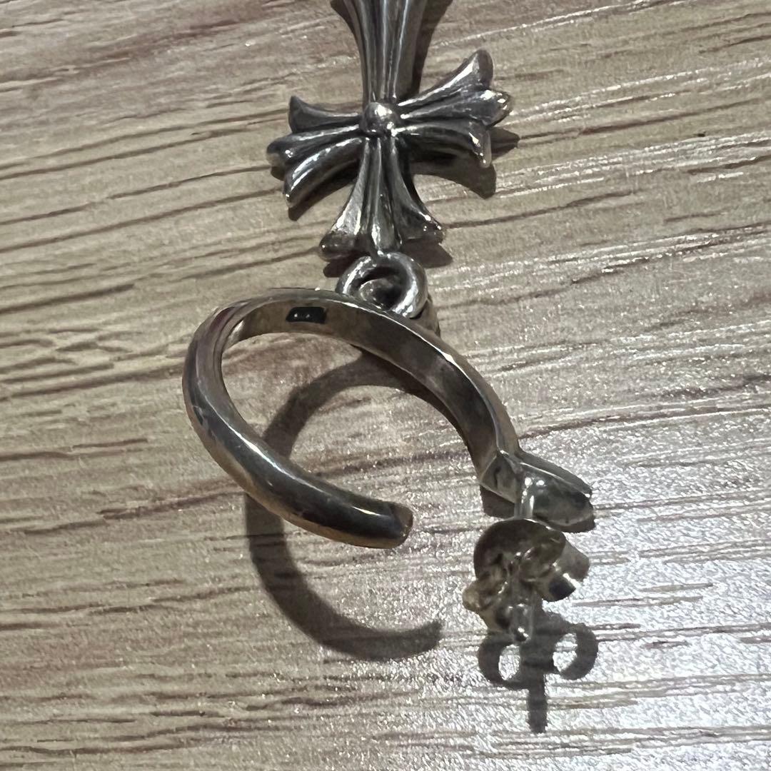 silver925 ピアス クロス