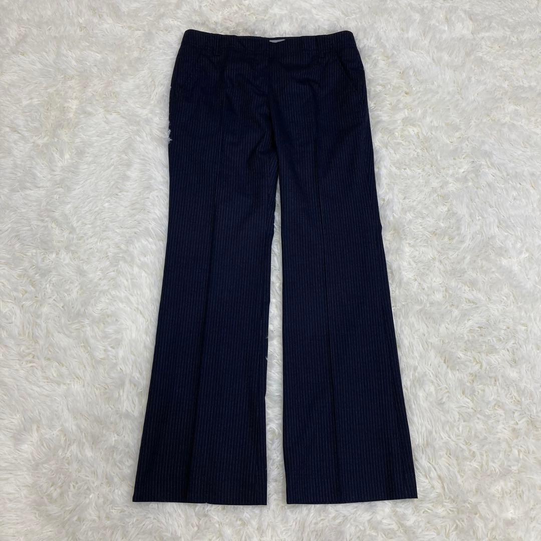 セオリーリュクス ネイビー ストライプ セットアップ サイズ違い パンツ M