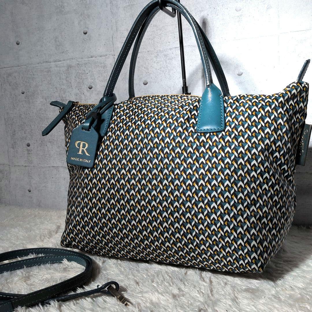 【美品 A4◎】ロベルタピエリ　タタミ　2WAY　トートバッグ　イタリア製　本革