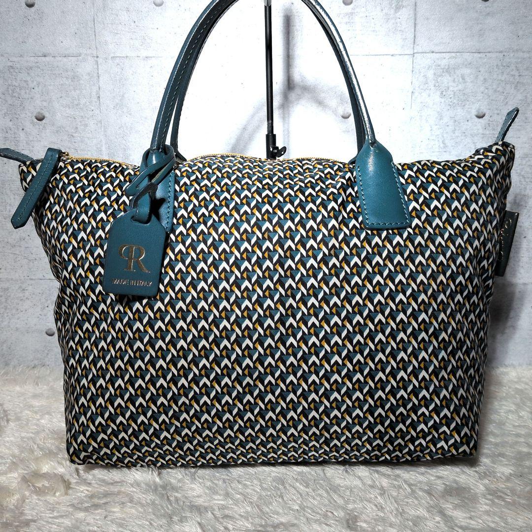 【美品 A4◎】ロベルタピエリ　タタミ　2WAY　トートバッグ　イタリア製　本革