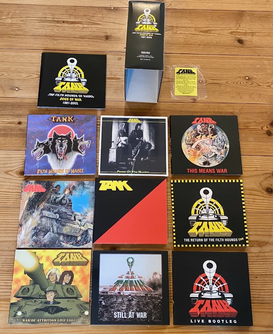 TANK 8CD+1DVD Boxセット NWOBHM タンク