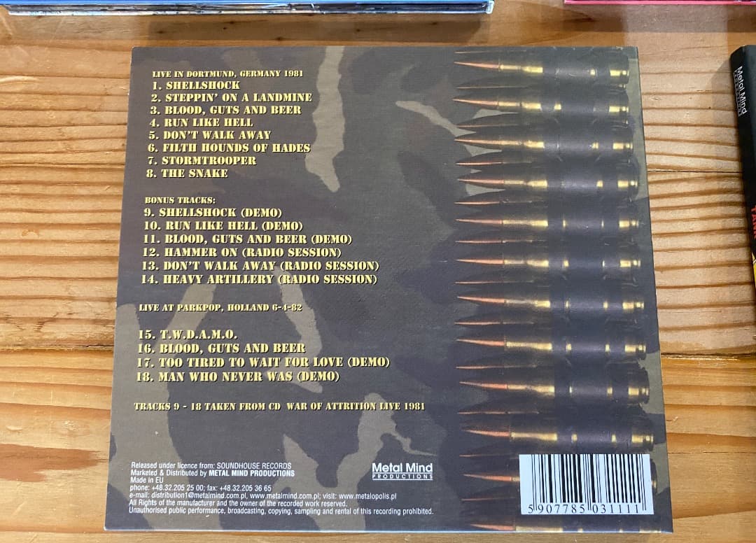 TANK 8CD+1DVD Boxセット NWOBHM タンク