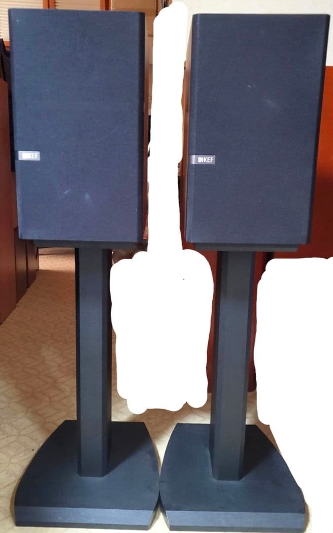 良品 KEF ケーイーエフ Q300 ブックシェルフスピーカー スタンド付き