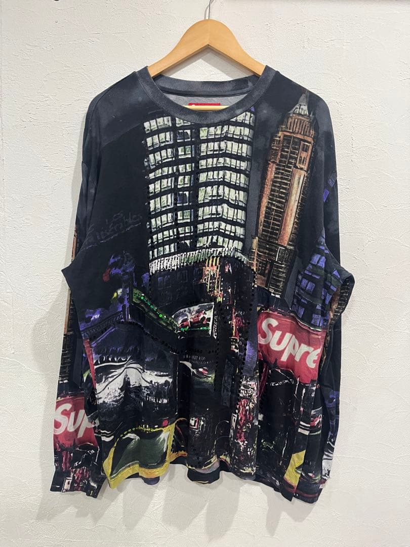 トップス 25SS Supreme Skyline Sequin L/S Top L