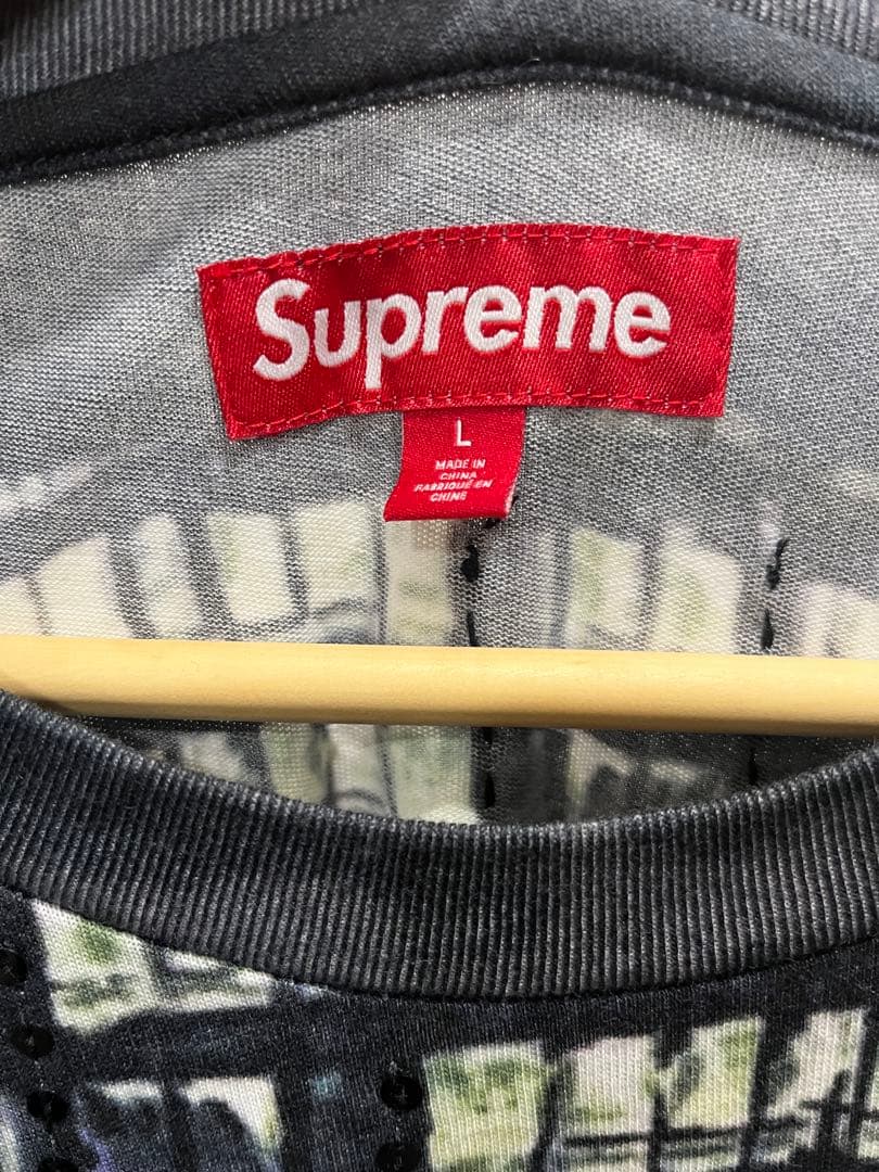 トップス 25SS Supreme Skyline Sequin L/S Top L