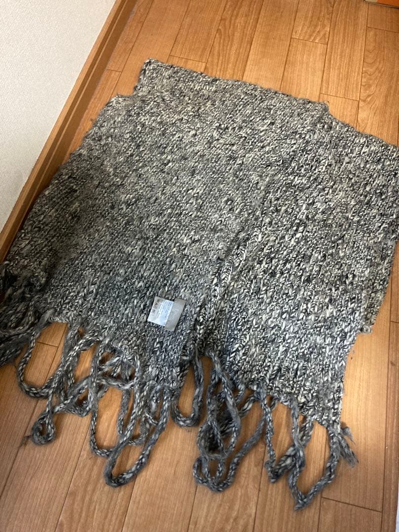 dior homme ディオールオム　霜降り　ロング　マフラー　エディ期　レア