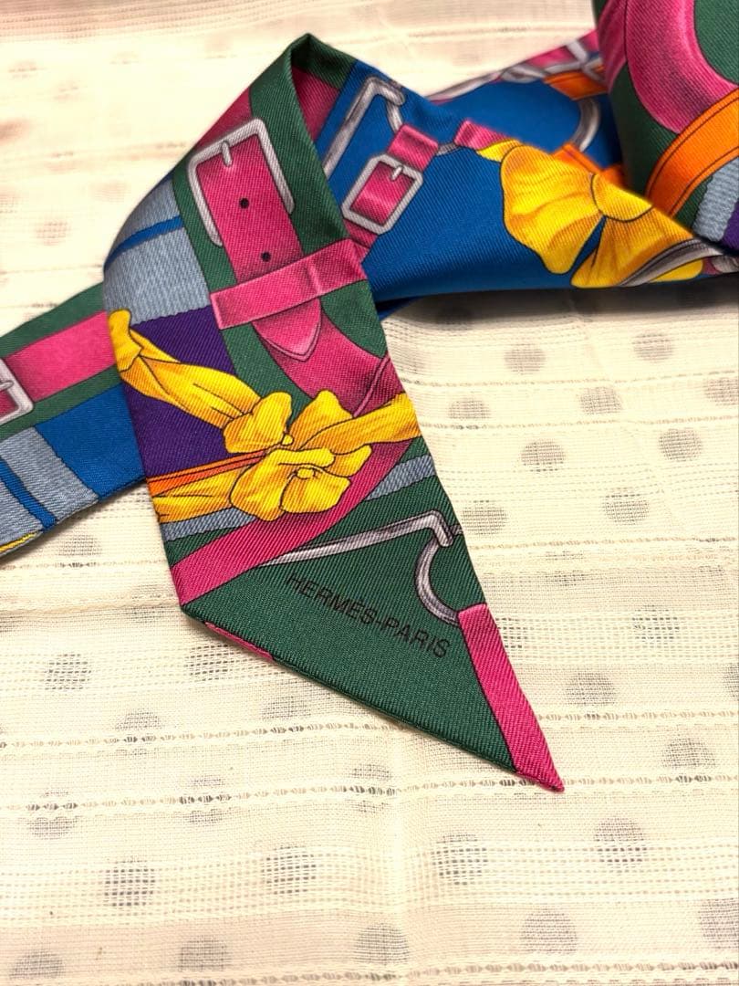 ■極美品■ HERMES エルメス ツイリーGrand Manege【大調教術】