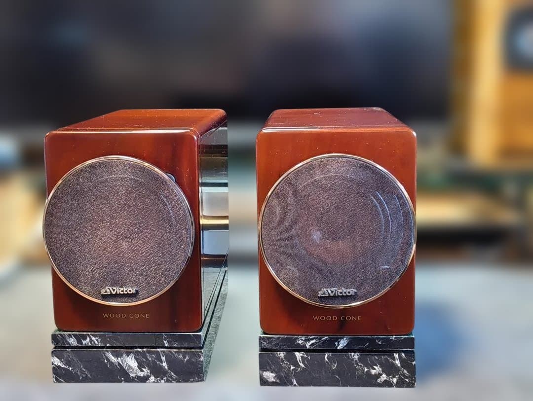 Victor WOOD CONE スピーカー SP-EXA3 + おまけ