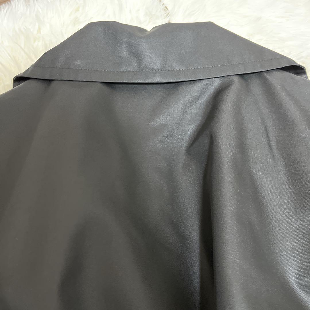 クリーニング済◇YVES SAINT LAURENT トレンチコート ブラック