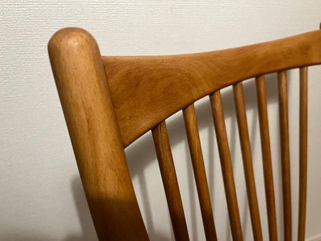 北欧　ビンテージ　デザイン　飛騨産業 キツツキ サロンチェア　蜜蝋ワックス仕上げ