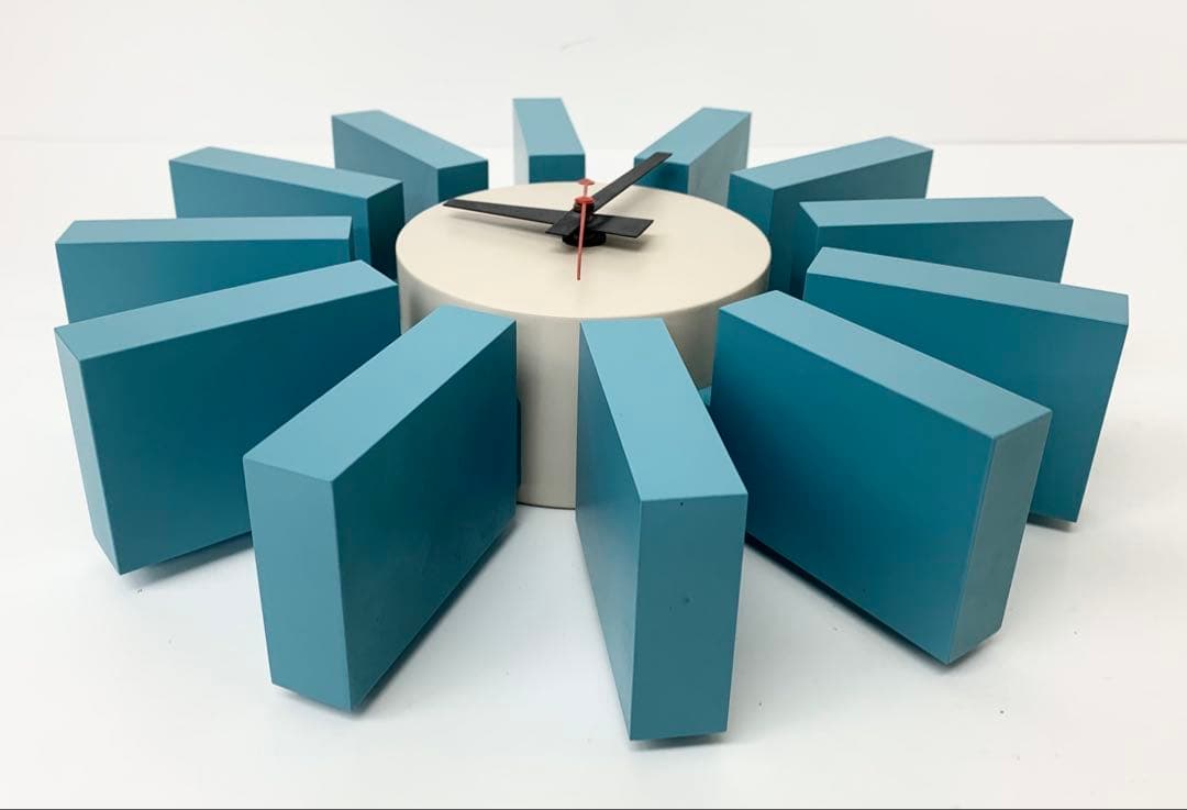 X*5様 ジョージネルソン ウォールクロック ブロッククロック 掛時計 動作品